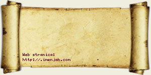 Olga Bjelonić vizit kartica